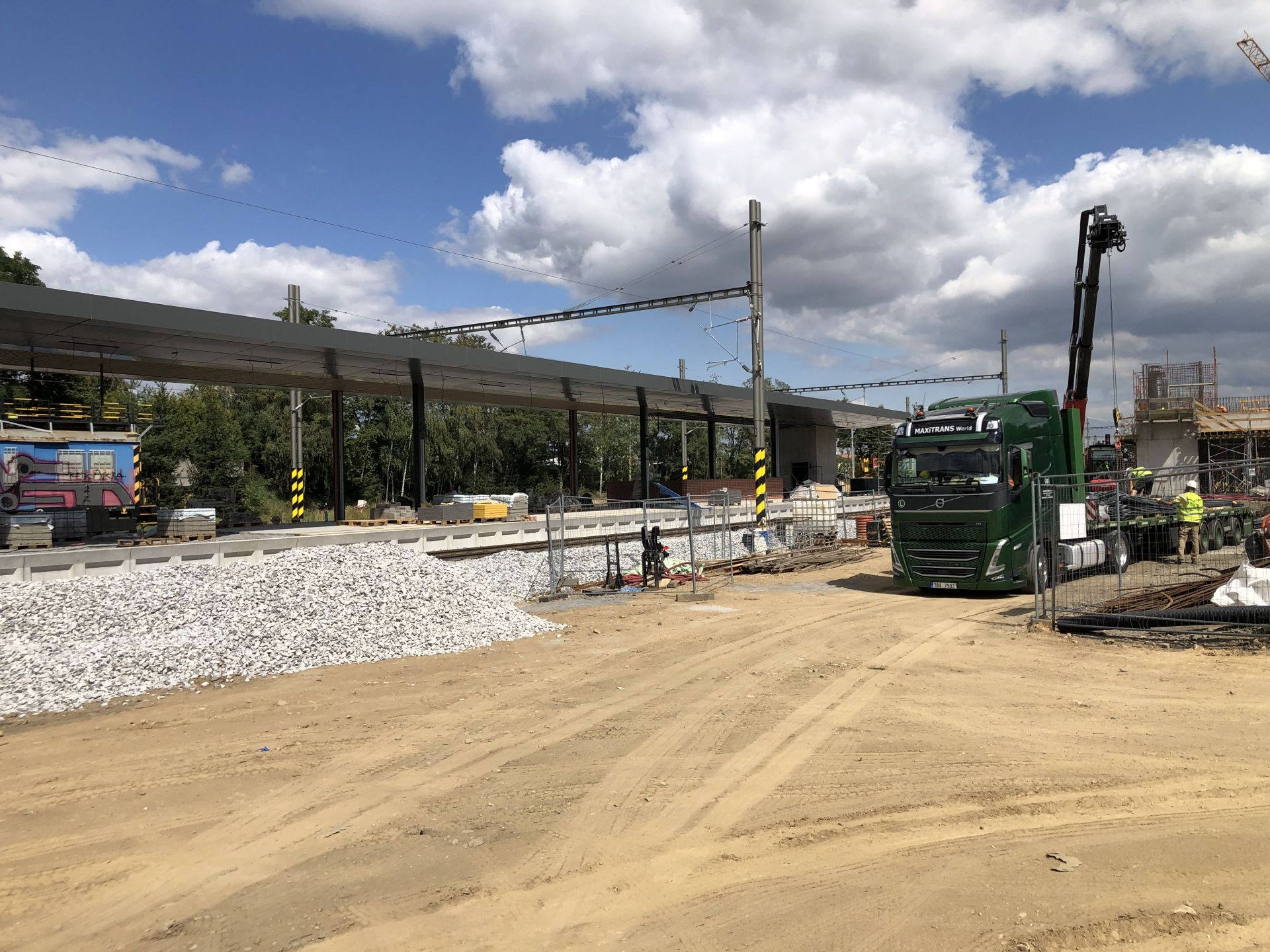 Jihlava město - během realizace