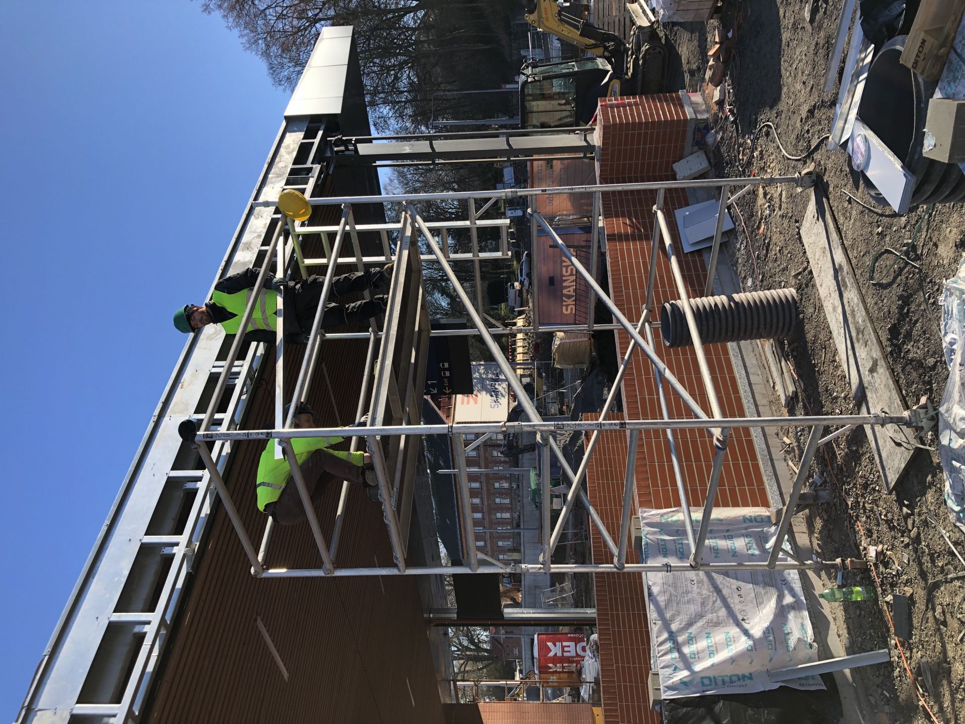 Jihlava město - během realizace