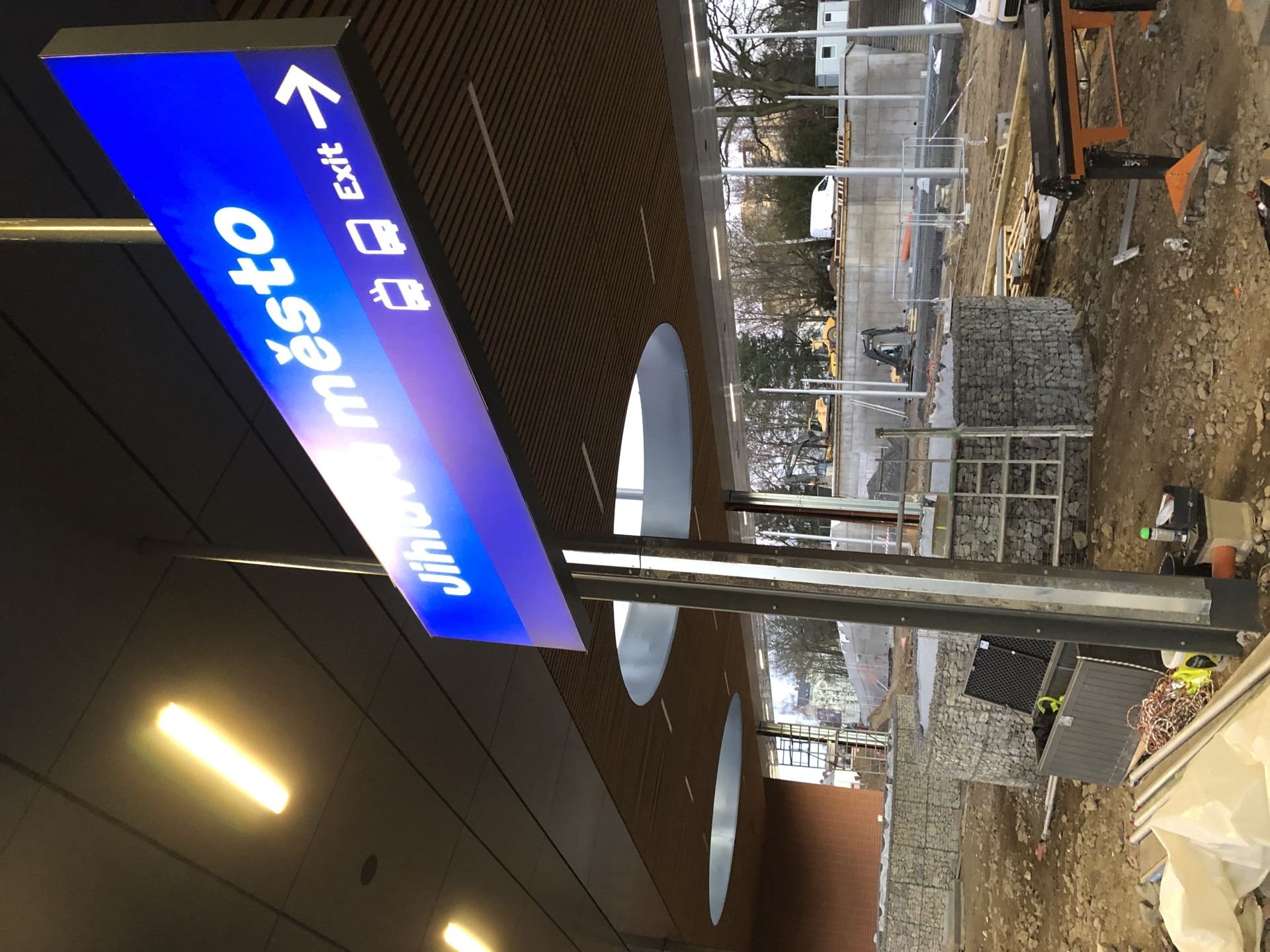 Jihlava město - během realizace