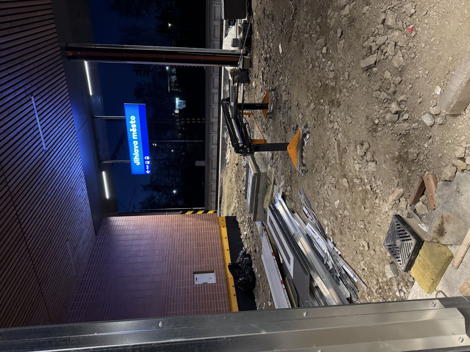 Jihlava město - během realizace